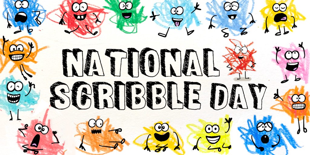 FaceBook Live National Scribble Day Special Children's class @ Cooke County Library | Gainesville | Texas | United States