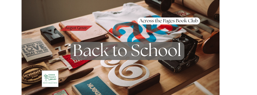August Book Club Genre: Back to School