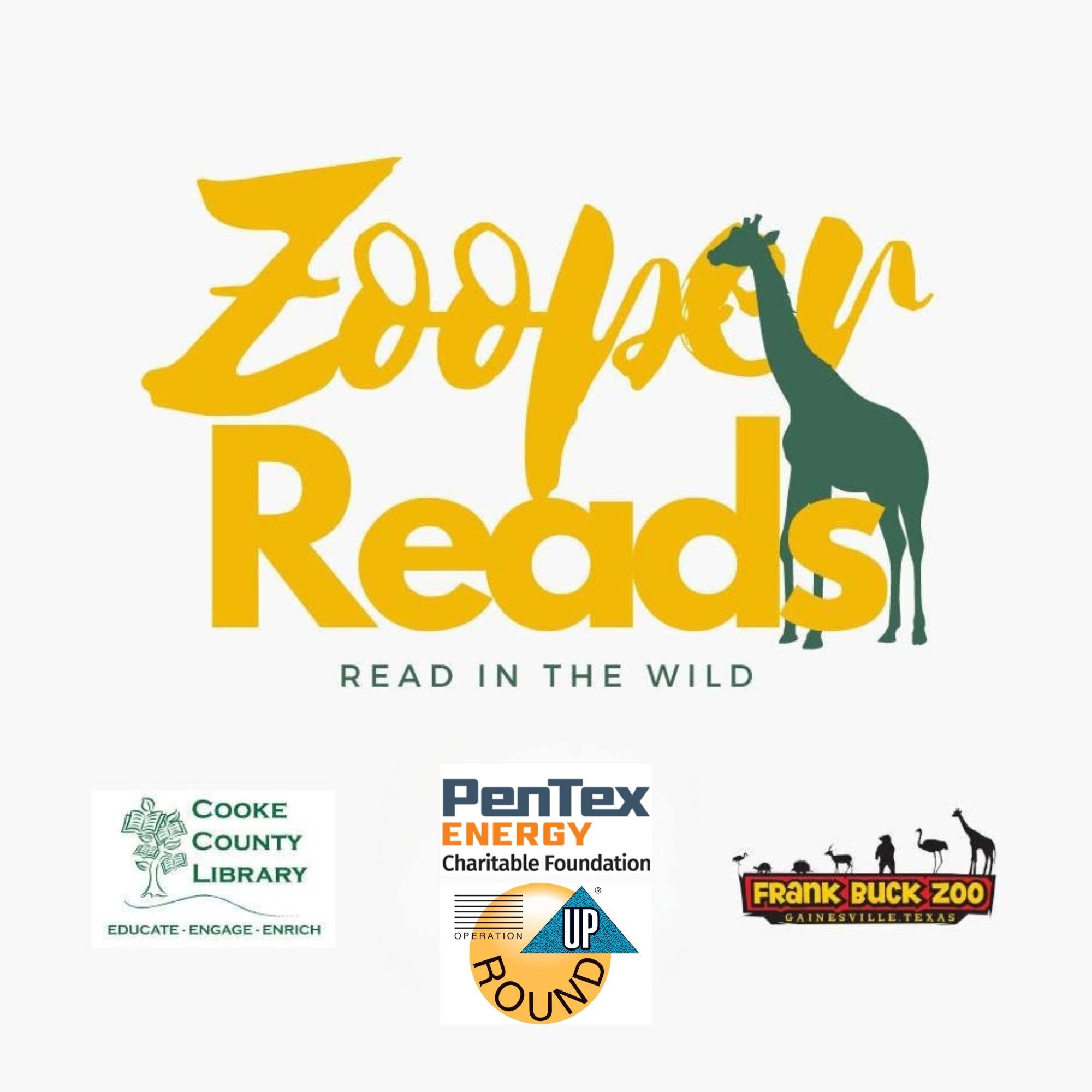 event name in yellow with green giraffe